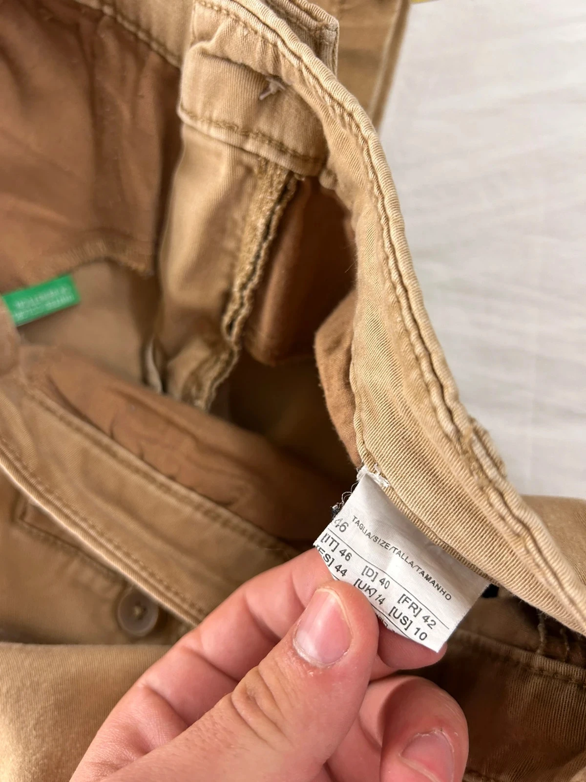 Beige bruine chino United Colors of Benetton maat 42 – photo 11